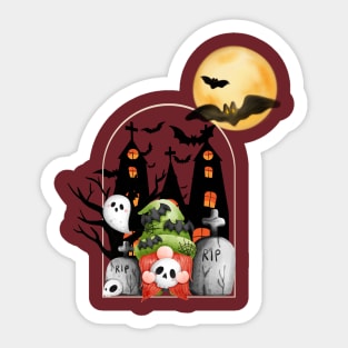 Halloween Spooky Castle Sticker